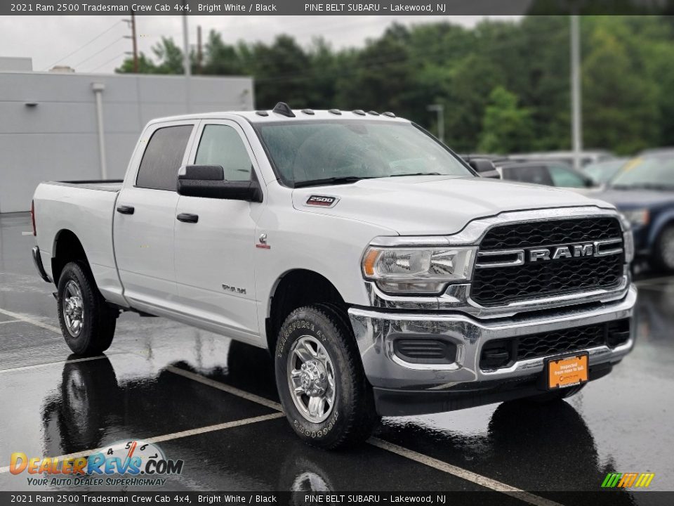 2021 Ram 2500 Tradesman Crew Cab 4x4 Bright White / Black Photo #3