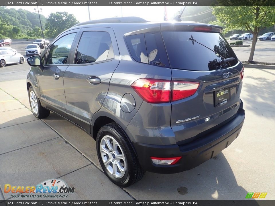 2021 Ford EcoSport SE Smoke Metallic / Medium Stone Photo #4