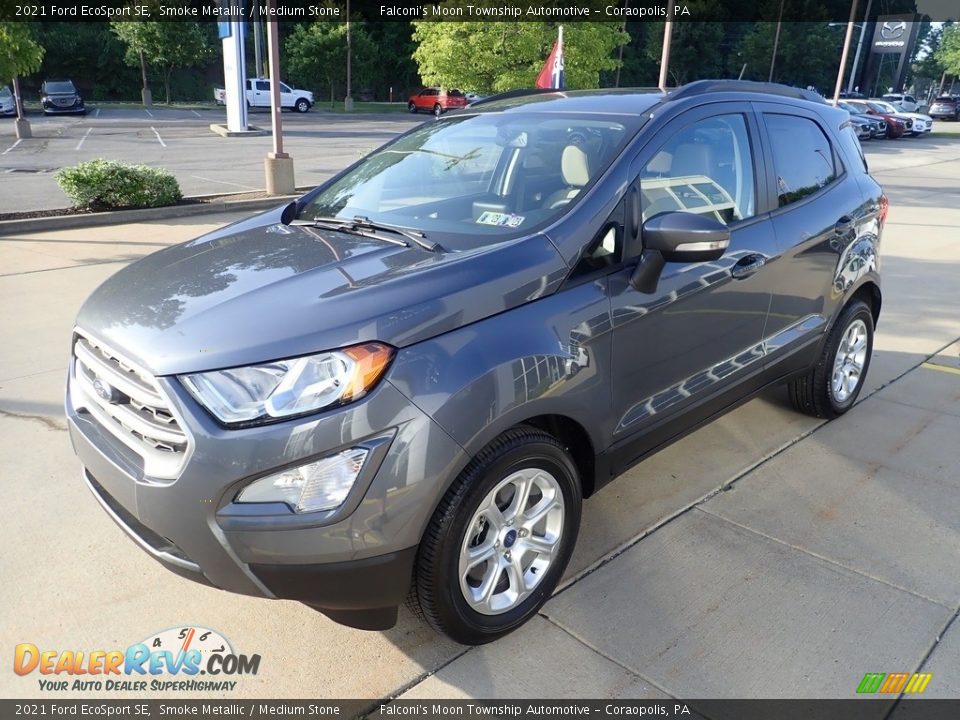 2021 Ford EcoSport SE Smoke Metallic / Medium Stone Photo #6