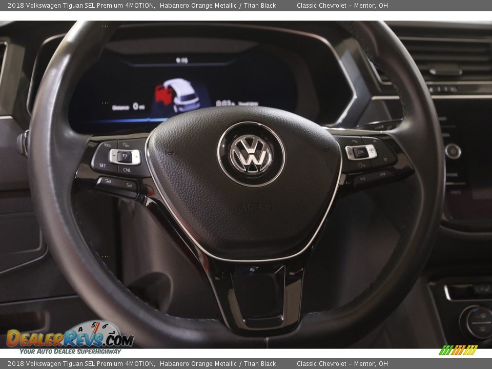 2018 Volkswagen Tiguan SEL Premium 4MOTION Steering Wheel Photo #7