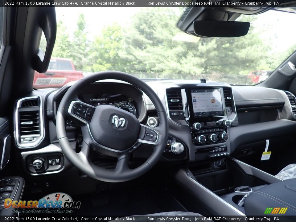 Dashboard of 2022 Ram 1500 Laramie Crew Cab 4x4 Photo #13