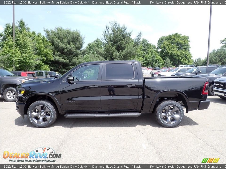 Diamond Black Crystal Pearl 2022 Ram 1500 Big Horn Built-to-Serve Edition Crew Cab 4x4 Photo #2