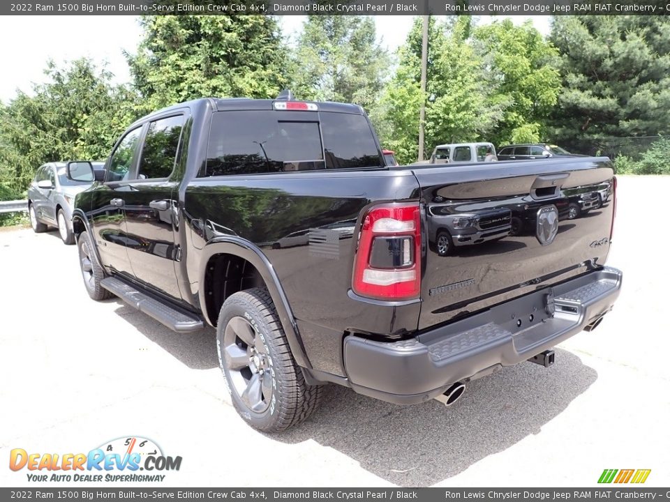 2022 Ram 1500 Big Horn Built-to-Serve Edition Crew Cab 4x4 Diamond Black Crystal Pearl / Black Photo #3