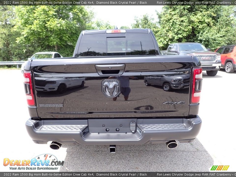 2022 Ram 1500 Big Horn Built-to-Serve Edition Crew Cab 4x4 Diamond Black Crystal Pearl / Black Photo #4