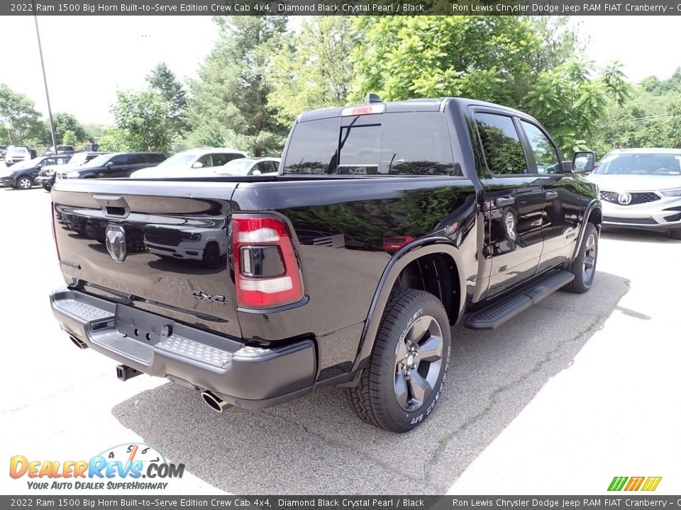 2022 Ram 1500 Big Horn Built-to-Serve Edition Crew Cab 4x4 Diamond Black Crystal Pearl / Black Photo #5