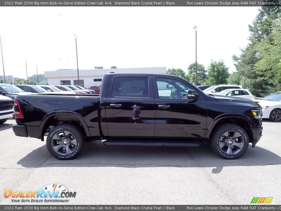 2022 Ram 1500 Big Horn Built-to-Serve Edition Crew Cab 4x4 Diamond Black Crystal Pearl / Black Photo #6