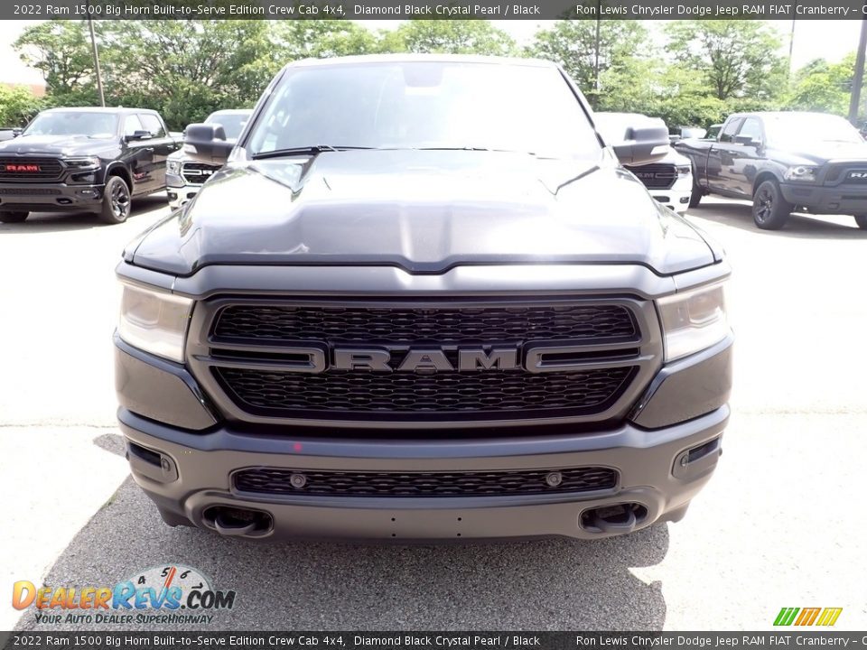 2022 Ram 1500 Big Horn Built-to-Serve Edition Crew Cab 4x4 Diamond Black Crystal Pearl / Black Photo #8