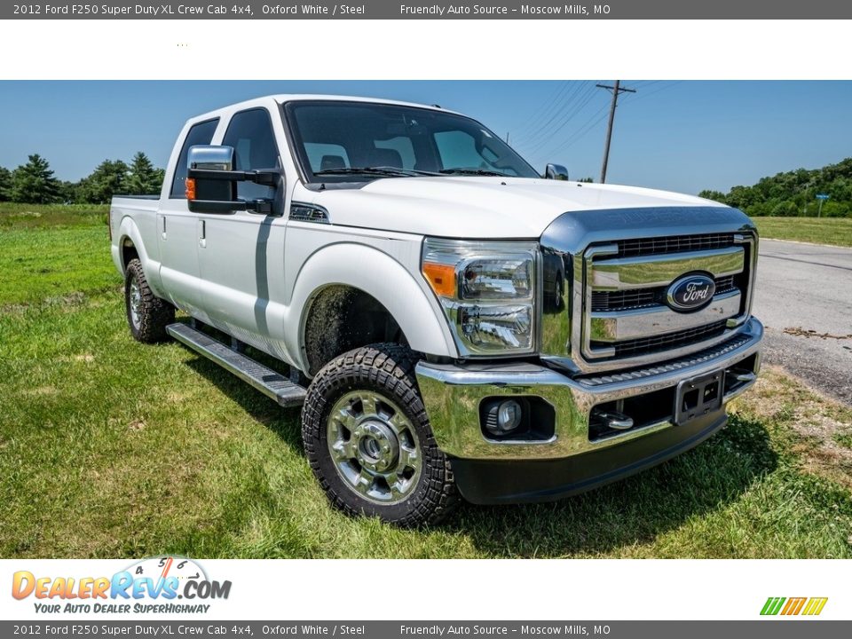 2012 Ford F250 Super Duty XL Crew Cab 4x4 Oxford White / Steel Photo #1