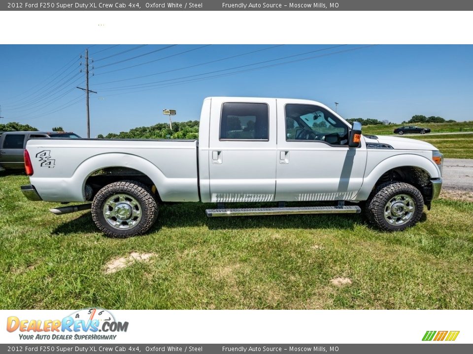 2012 Ford F250 Super Duty XL Crew Cab 4x4 Oxford White / Steel Photo #3