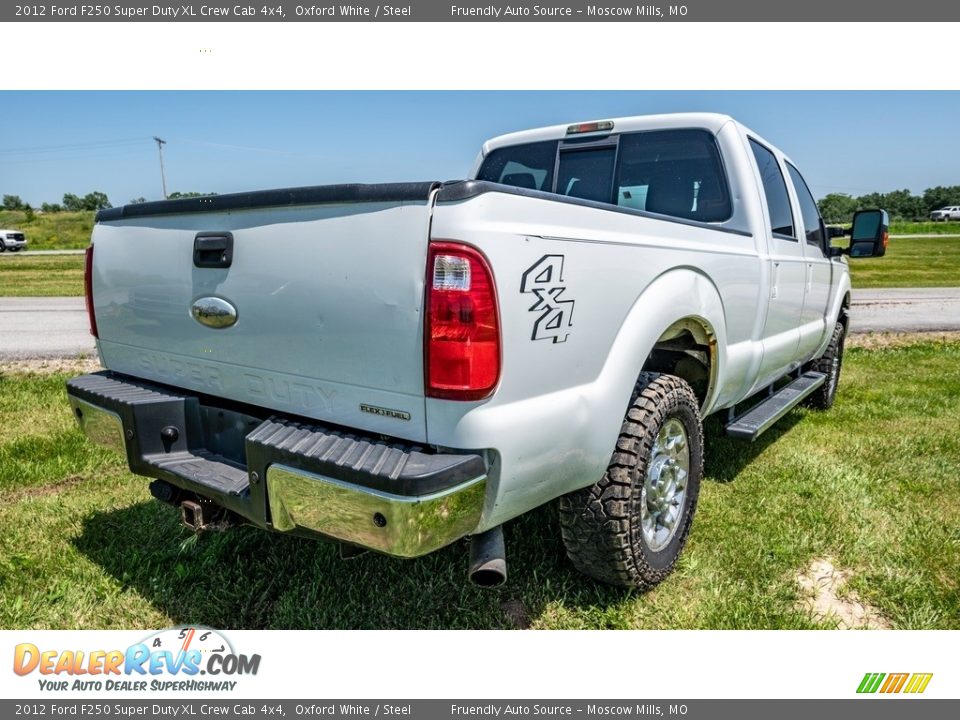 2012 Ford F250 Super Duty XL Crew Cab 4x4 Oxford White / Steel Photo #4