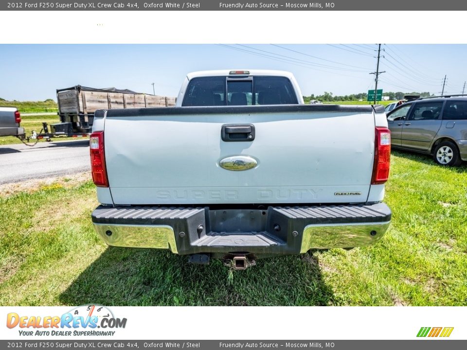 2012 Ford F250 Super Duty XL Crew Cab 4x4 Oxford White / Steel Photo #5