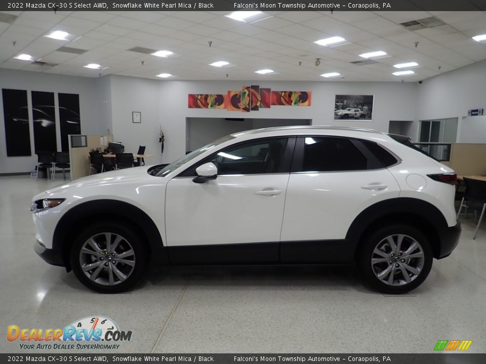 2022 Mazda CX-30 S Select AWD Snowflake White Pearl Mica / Black Photo #6