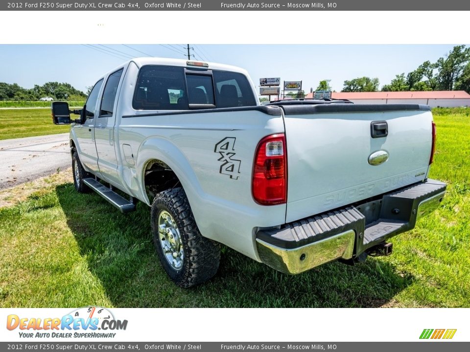 2012 Ford F250 Super Duty XL Crew Cab 4x4 Oxford White / Steel Photo #6