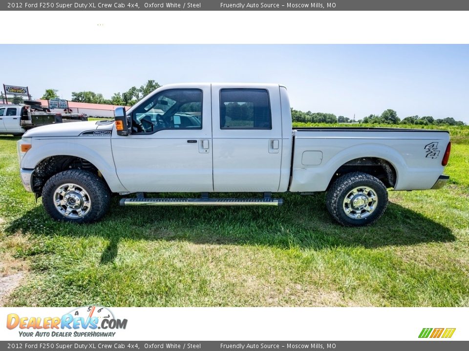 2012 Ford F250 Super Duty XL Crew Cab 4x4 Oxford White / Steel Photo #7