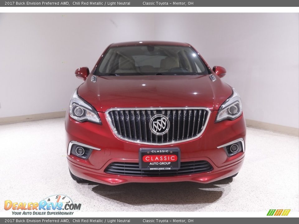 2017 Buick Envision Preferred AWD Chili Red Metallic / Light Neutral Photo #2