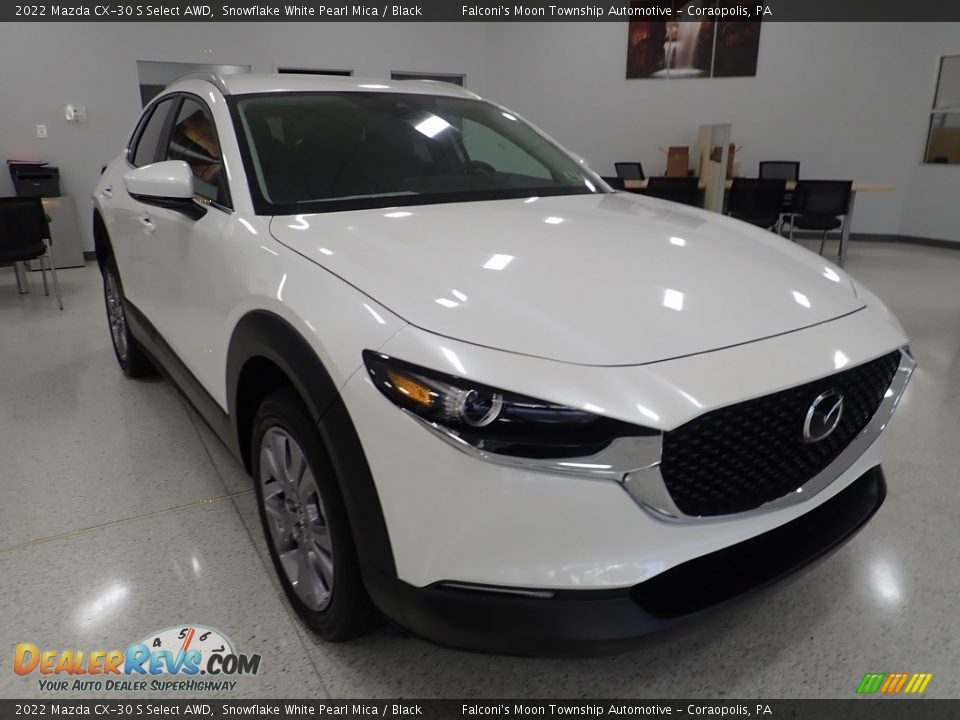 2022 Mazda CX-30 S Select AWD Snowflake White Pearl Mica / Black Photo #8