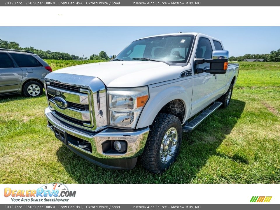 2012 Ford F250 Super Duty XL Crew Cab 4x4 Oxford White / Steel Photo #8