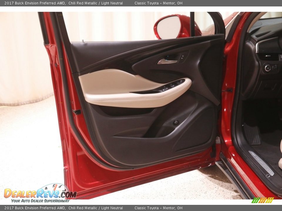 2017 Buick Envision Preferred AWD Chili Red Metallic / Light Neutral Photo #4