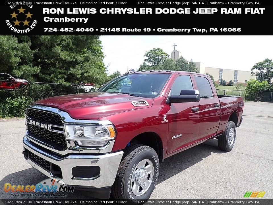 2022 Ram 2500 Tradesman Crew Cab 4x4 Delmonico Red Pearl / Black Photo #1