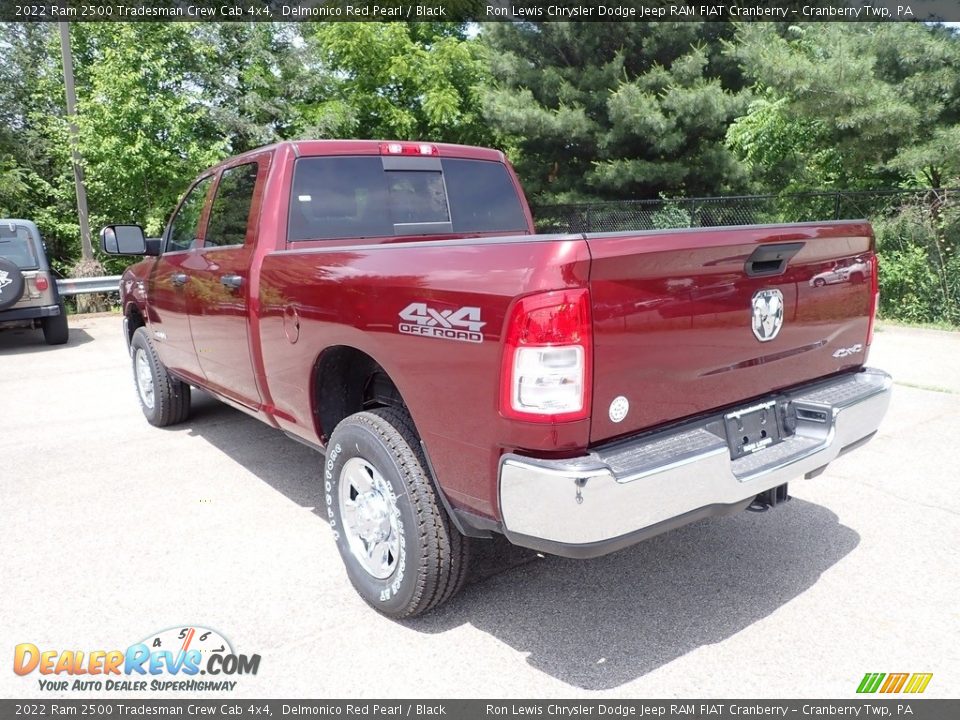 2022 Ram 2500 Tradesman Crew Cab 4x4 Delmonico Red Pearl / Black Photo #3