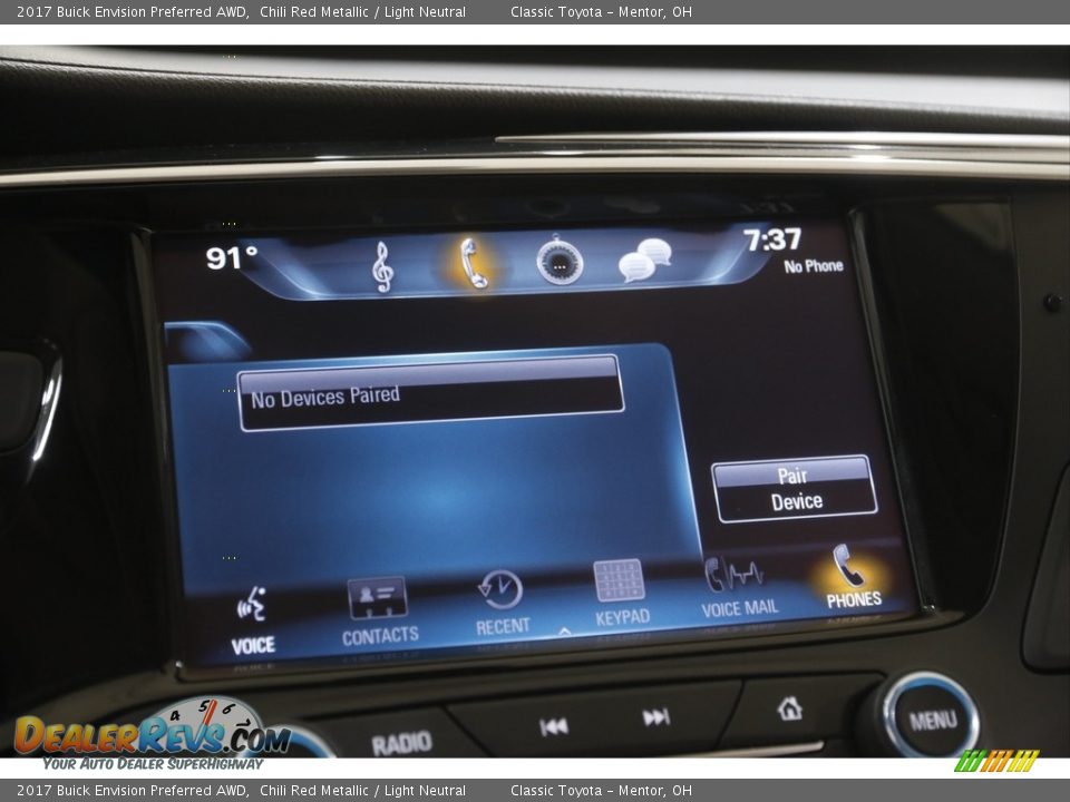 2017 Buick Envision Preferred AWD Chili Red Metallic / Light Neutral Photo #11