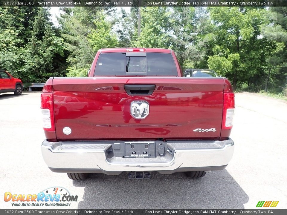 2022 Ram 2500 Tradesman Crew Cab 4x4 Delmonico Red Pearl / Black Photo #4