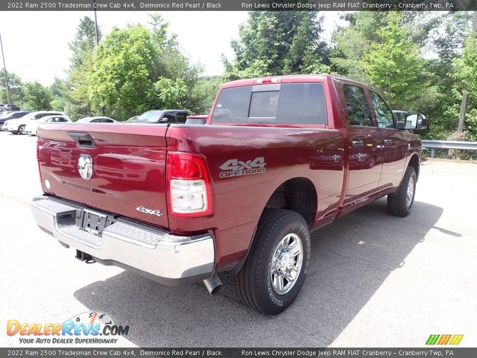 2022 Ram 2500 Tradesman Crew Cab 4x4 Delmonico Red Pearl / Black Photo #5