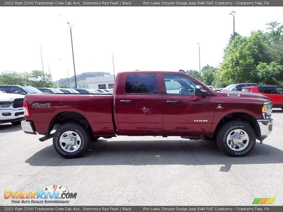 2022 Ram 2500 Tradesman Crew Cab 4x4 Delmonico Red Pearl / Black Photo #6