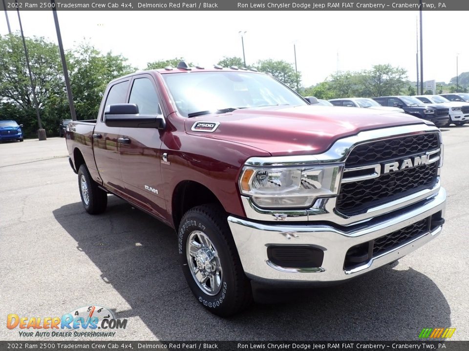 2022 Ram 2500 Tradesman Crew Cab 4x4 Delmonico Red Pearl / Black Photo #7