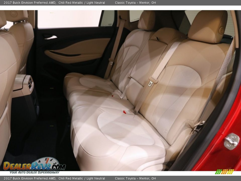 2017 Buick Envision Preferred AWD Chili Red Metallic / Light Neutral Photo #17