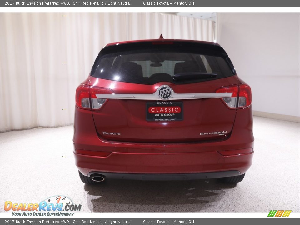 2017 Buick Envision Preferred AWD Chili Red Metallic / Light Neutral Photo #18