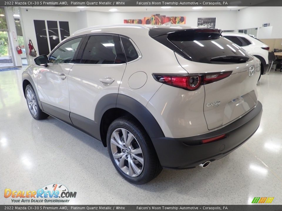 2022 Mazda CX-30 S Premium AWD Platinum Quartz Metallic / White Photo #5