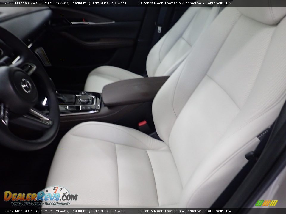 2022 Mazda CX-30 S Premium AWD Platinum Quartz Metallic / White Photo #11