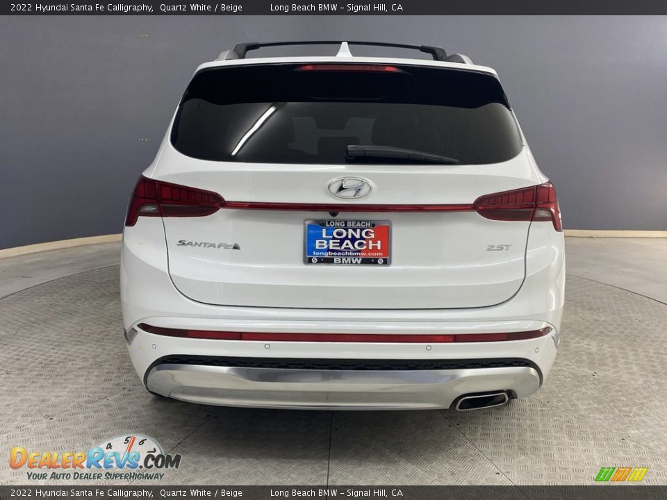 2022 Hyundai Santa Fe Calligraphy Quartz White / Beige Photo #4