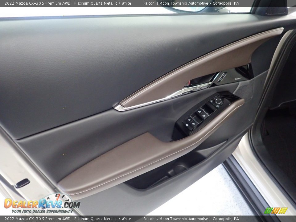 2022 Mazda CX-30 S Premium AWD Platinum Quartz Metallic / White Photo #14