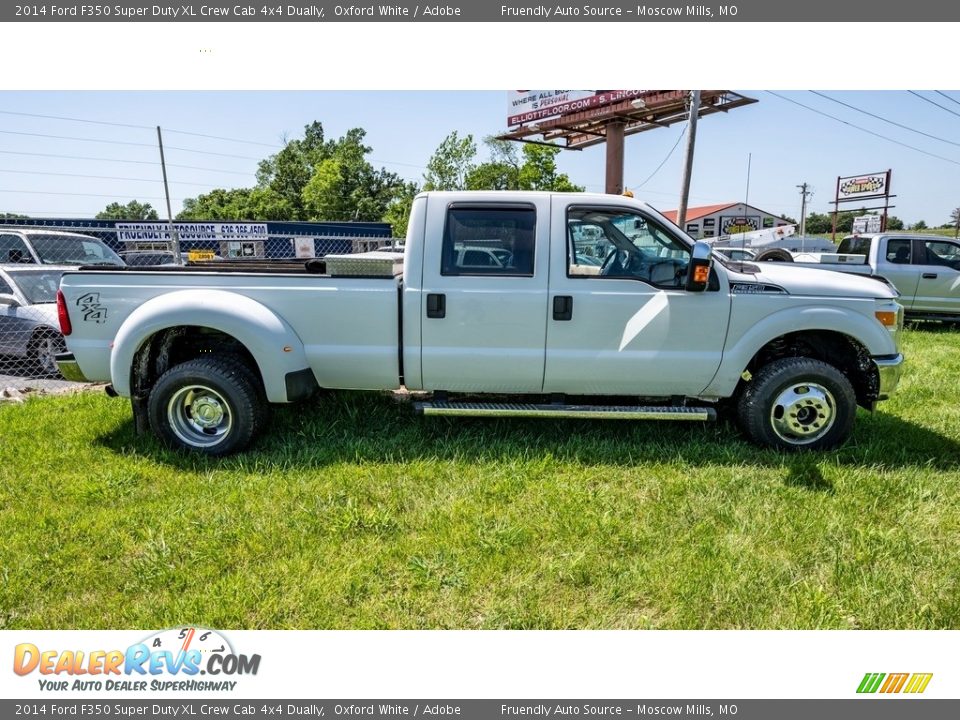 Oxford White 2014 Ford F350 Super Duty XL Crew Cab 4x4 Dually Photo #3