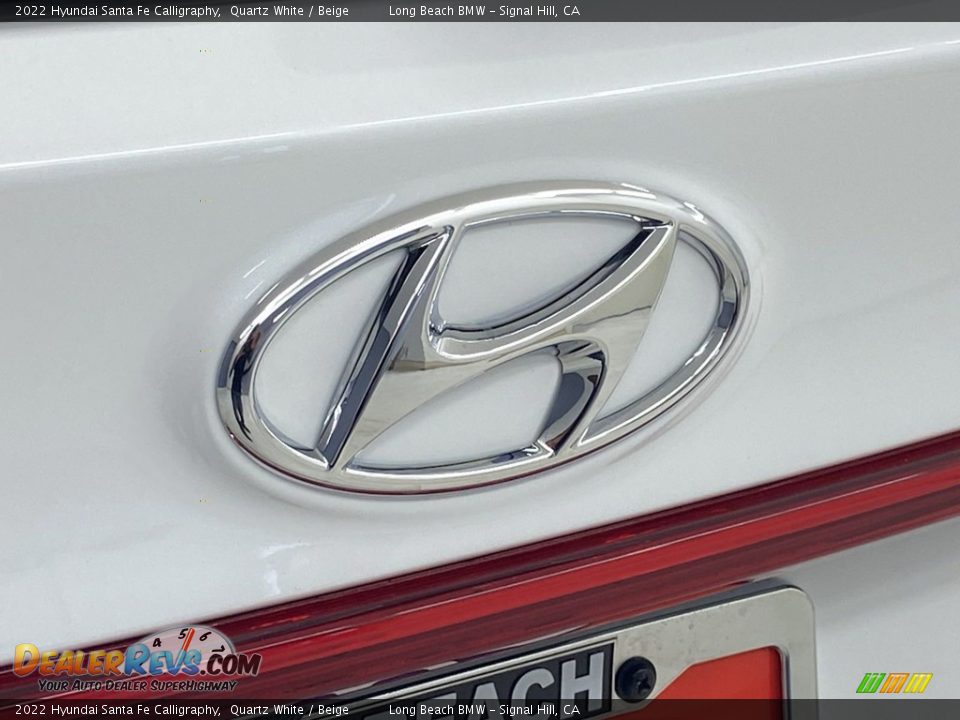 2022 Hyundai Santa Fe Calligraphy Quartz White / Beige Photo #8