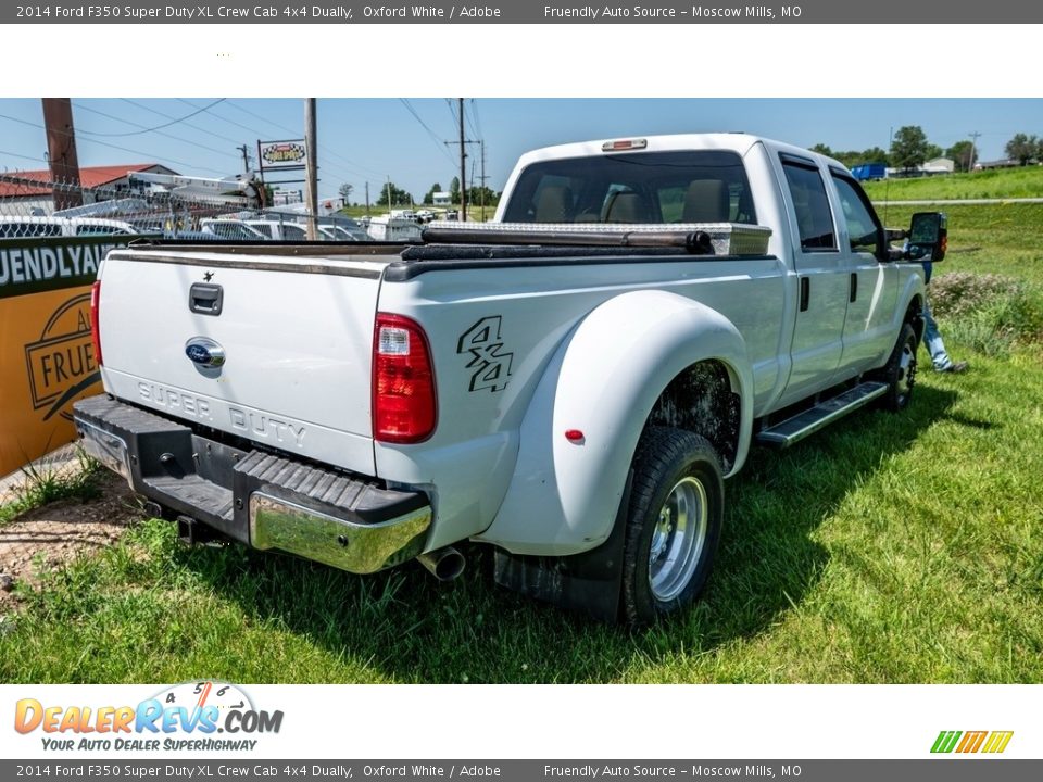 Oxford White 2014 Ford F350 Super Duty XL Crew Cab 4x4 Dually Photo #4