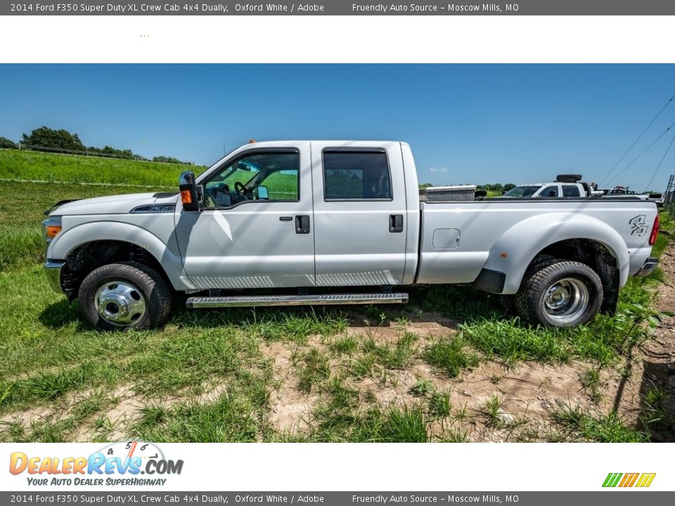 Oxford White 2014 Ford F350 Super Duty XL Crew Cab 4x4 Dually Photo #6