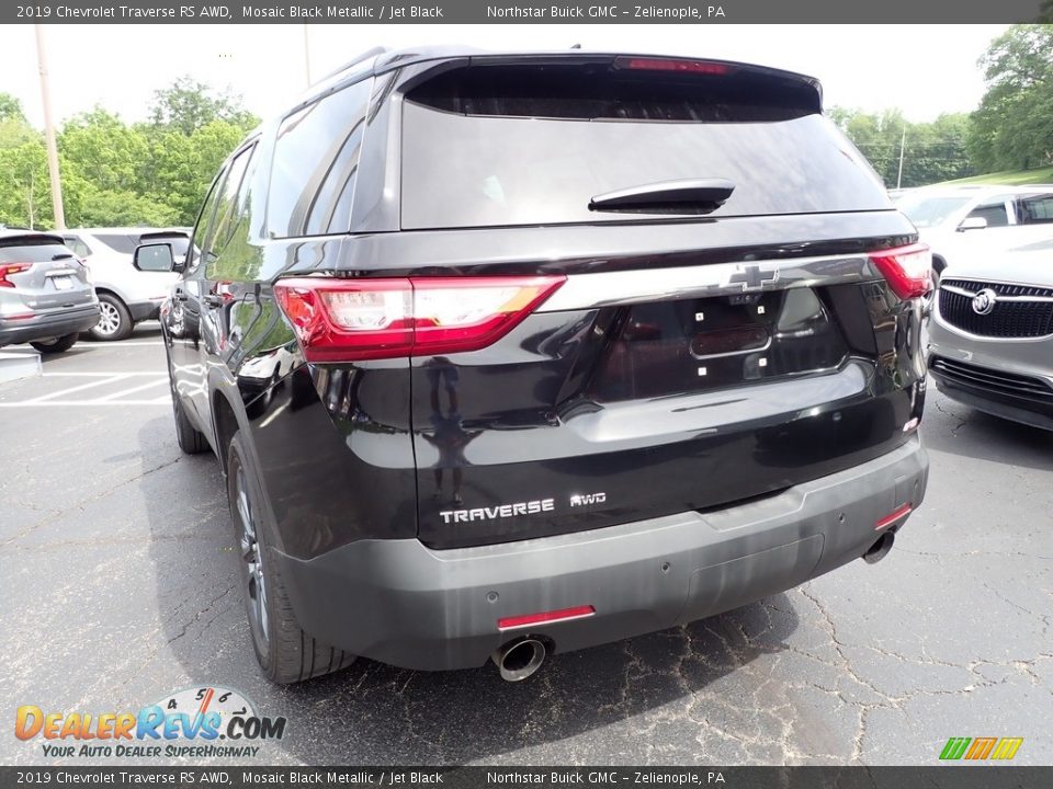 2019 Chevrolet Traverse RS AWD Mosaic Black Metallic / Jet Black Photo #4