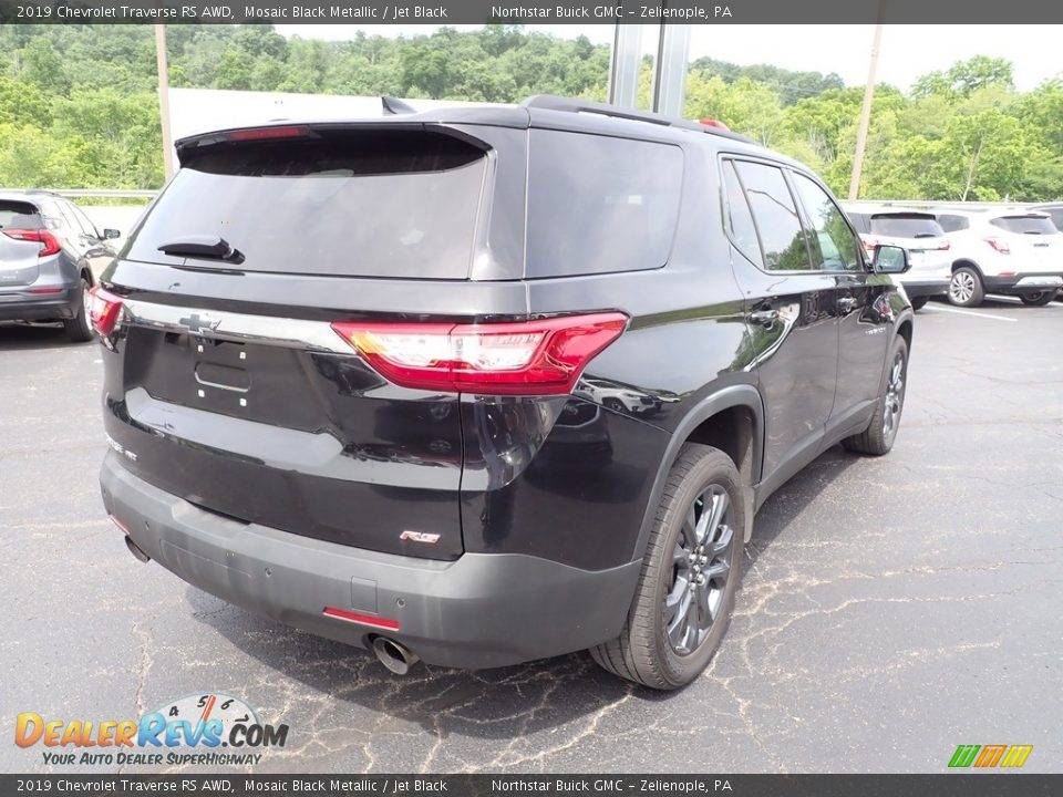 2019 Chevrolet Traverse RS AWD Mosaic Black Metallic / Jet Black Photo #6