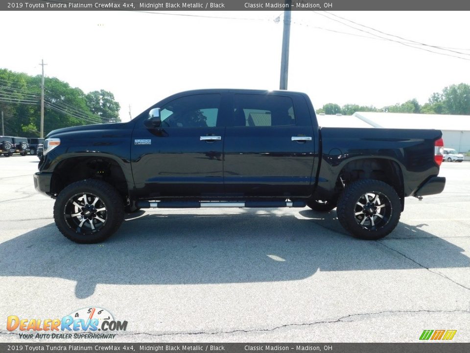 2019 Toyota Tundra Platinum CrewMax 4x4 Midnight Black Metallic / Black Photo #2