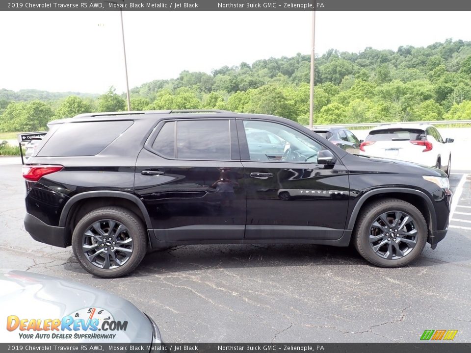 2019 Chevrolet Traverse RS AWD Mosaic Black Metallic / Jet Black Photo #8