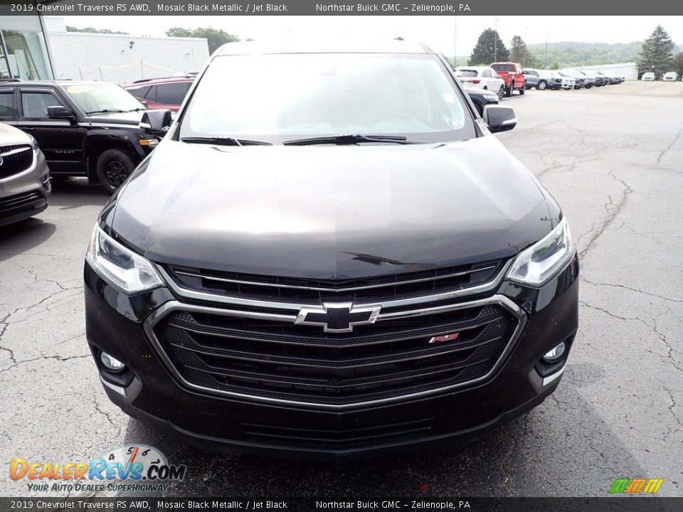 2019 Chevrolet Traverse RS AWD Mosaic Black Metallic / Jet Black Photo #11