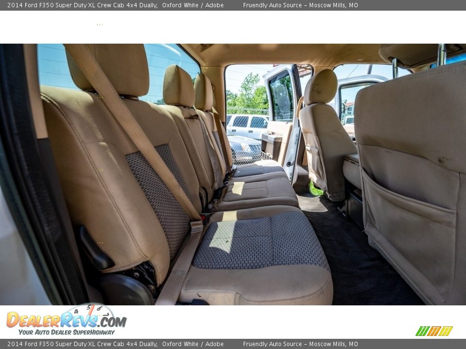 Rear Seat of 2014 Ford F350 Super Duty XL Crew Cab 4x4 Dually Photo #21