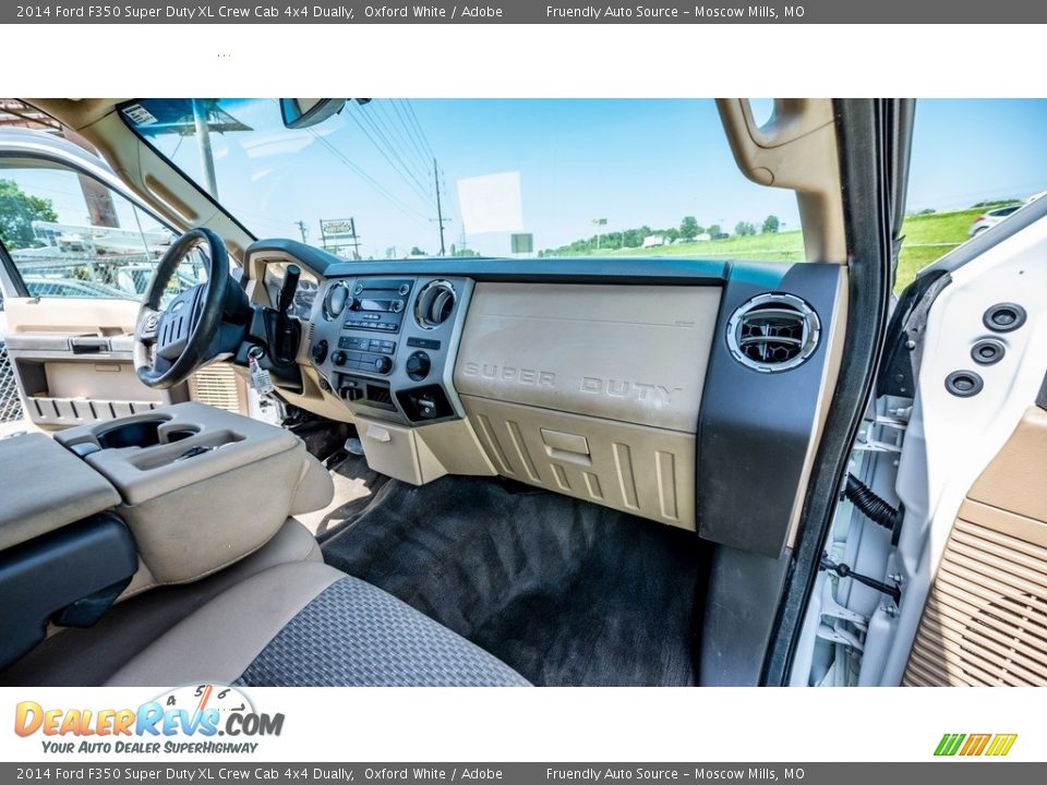 Dashboard of 2014 Ford F350 Super Duty XL Crew Cab 4x4 Dually Photo #22
