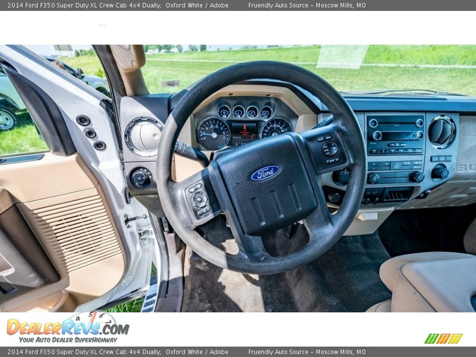 2014 Ford F350 Super Duty XL Crew Cab 4x4 Dually Steering Wheel Photo #26