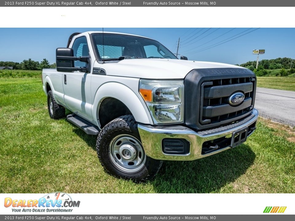 2013 Ford F250 Super Duty XL Regular Cab 4x4 Oxford White / Steel Photo #1