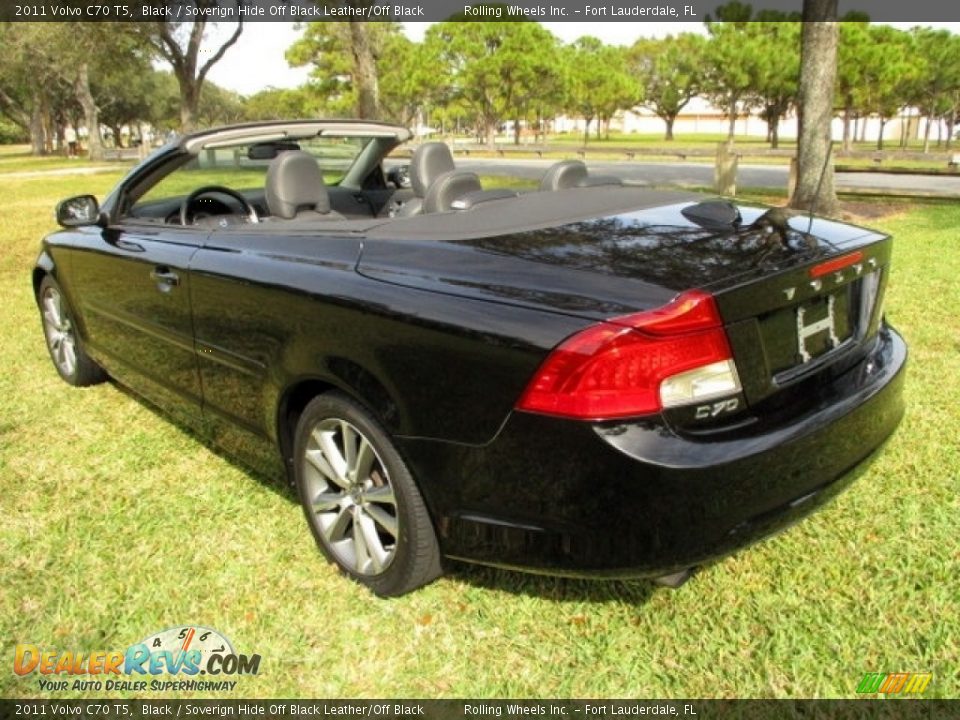 2011 Volvo C70 T5 Black / Soverign Hide Off Black Leather/Off Black Photo #1