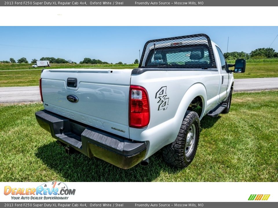 2013 Ford F250 Super Duty XL Regular Cab 4x4 Oxford White / Steel Photo #4